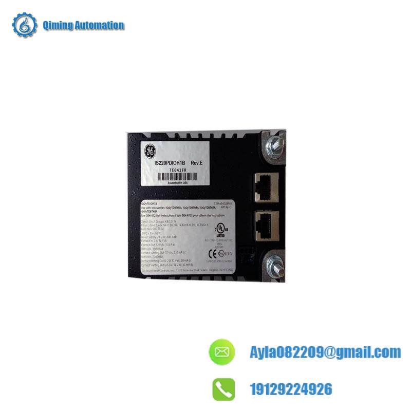 GE IS220PGENH1A, REV E Boards & Turbine Control