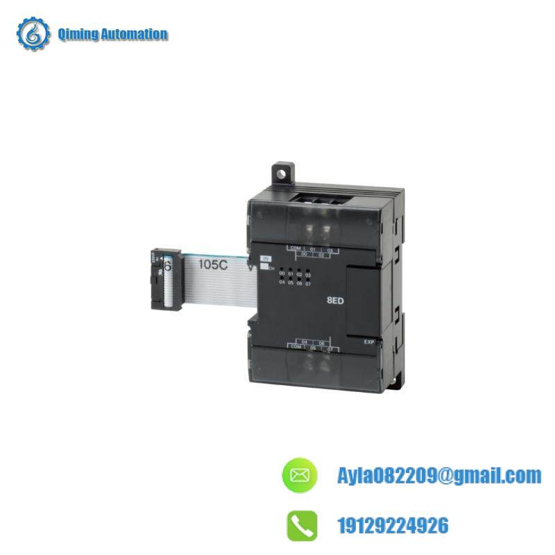 OMRON CP1W-8ER I/O expansion unit, 4 x thermocouple inputs type J, K