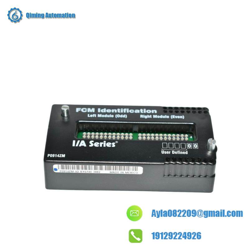 FOXBORO P0914ZM IDENTIFICATION MODULE
