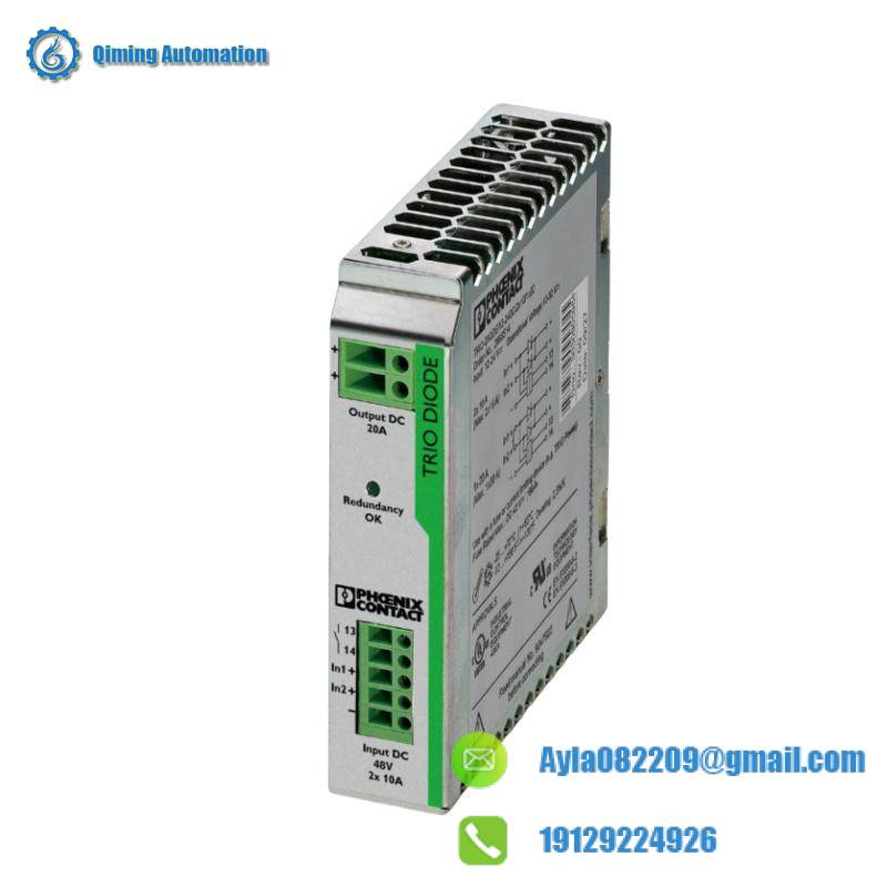 Phoenix Contact TRIO-DIODE/48DC/2X10/1X20 2866527 Redundancy module