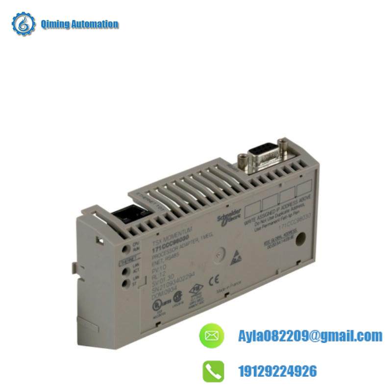 Schneider 171CCC98030 PROCESSOR MODULE W/ ETHERNET