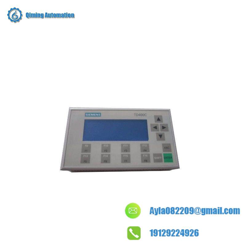 SIEMENS 6AV6640-0AA00-0AX0 TD400C text display