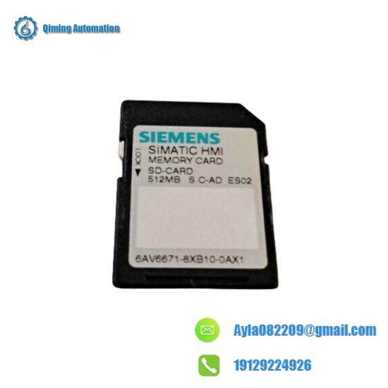 Siemens 6AV6 671-8XB10-0AX1 SIMATIC SD memory card