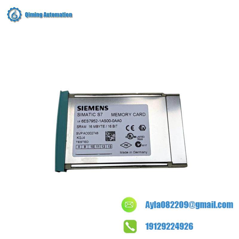 SIEMENS 6ES7952-1AS00-0AA0 MEMORY RAM CARD