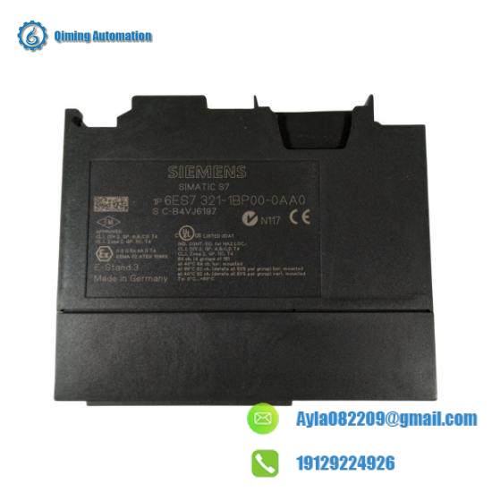 Siemens 6ES7 321-1BP00-0AA0  Digital Input Module