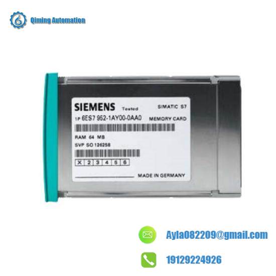 Siemens 6ES7 955-2AM00-0AA0  RAM Memory Card - 4MB