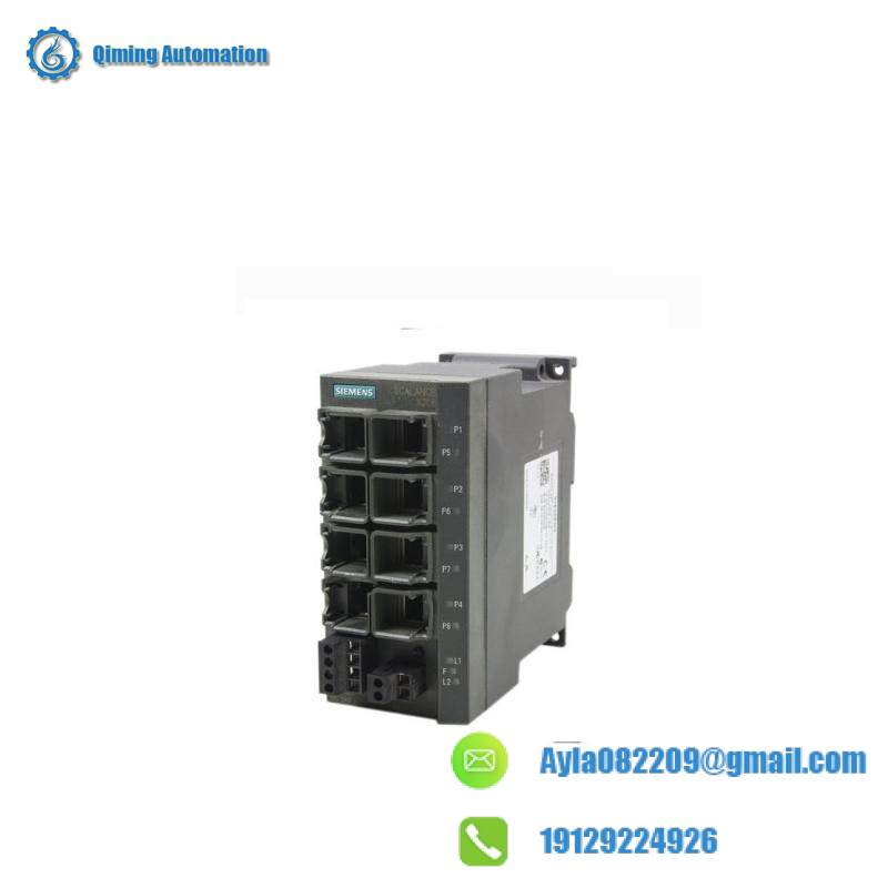 SIEMENS 6GK5208-0BA00-2AA3 Simatic PLC - SCALANCE X208 MANAGED IE SWITCH 8