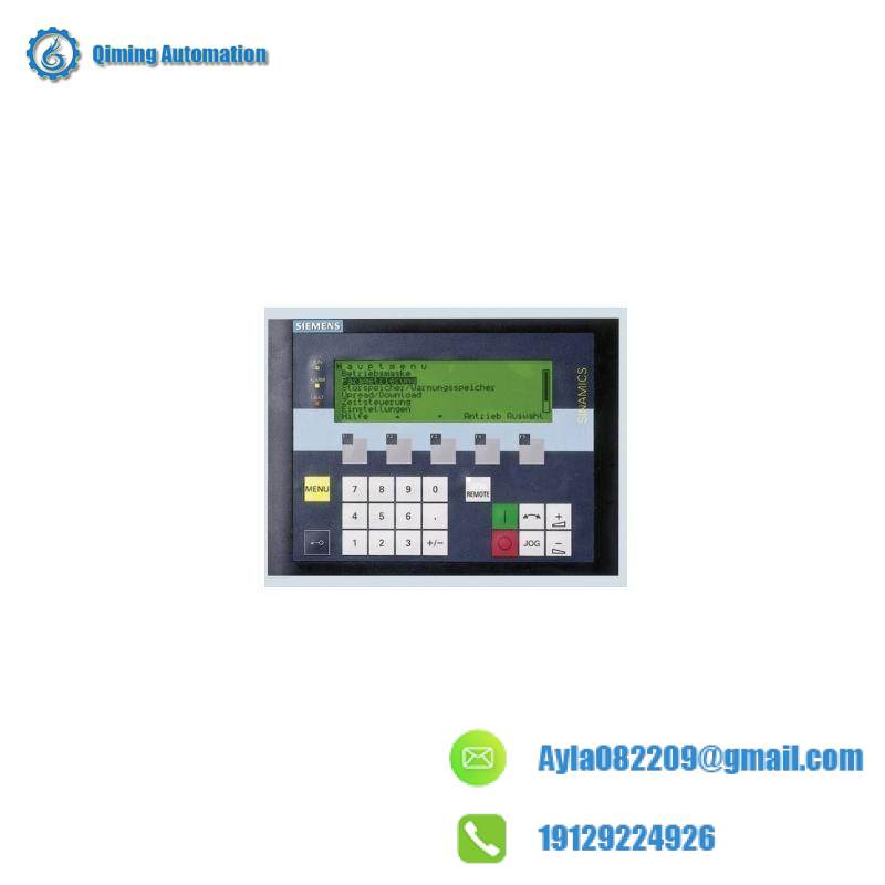 Siemens 6SL3055-0AA00-4CA5 Sinamics Operator Panel