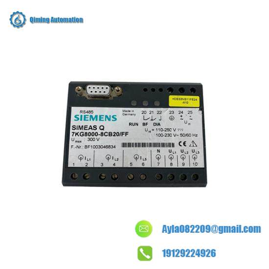 SIEMENS 7KG8000-8AB20/FF Ff Profibus Module