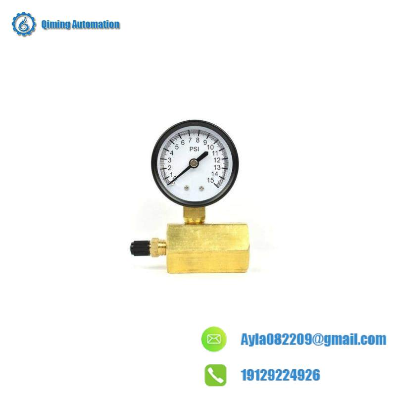 Thrifco Plumbing 8705TPE010S1W0N5 0879406008805005 275PSIG Gas Pressure Test Gauge