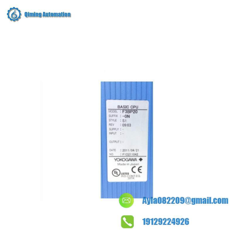 YOKOGAWA F3BP20-0N Basic CPU Module