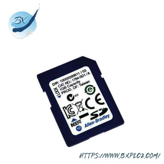 1784-SD1/A Secure Digital (SD) Memory Card