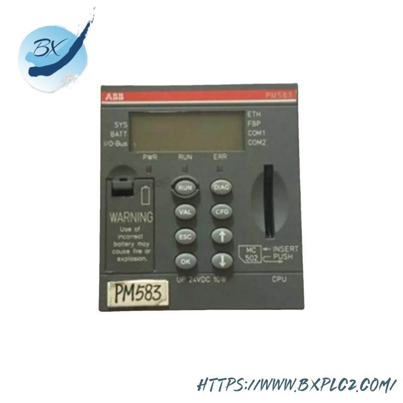 ABB AC500 CPU PM583-ETH High performance modular