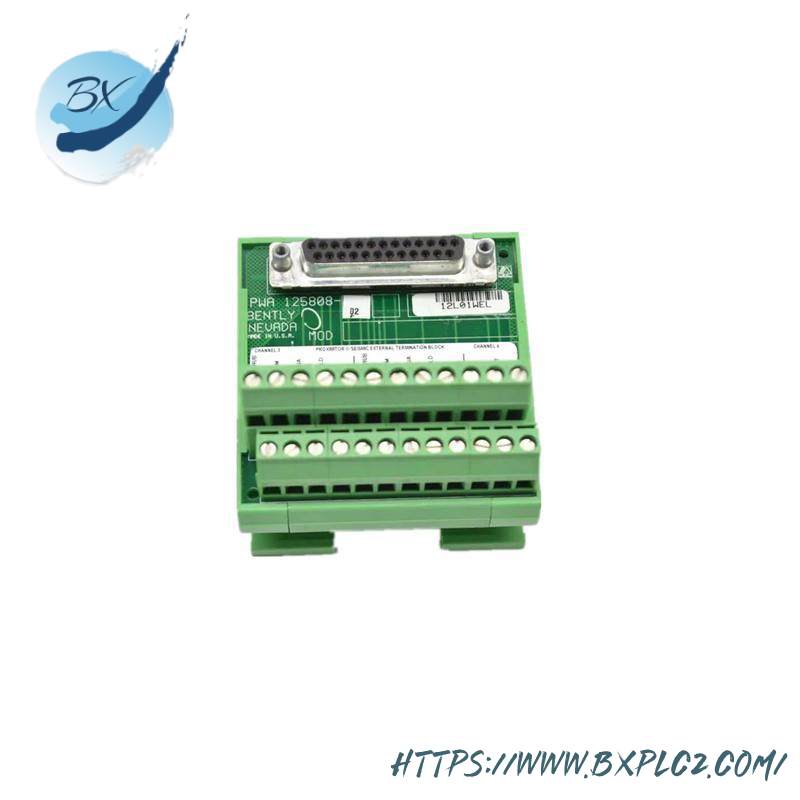 BENTLY NEVADA 125808-02A PROXIMITOR SEISMIC EXTERNAL TERMINAL BLOCK
