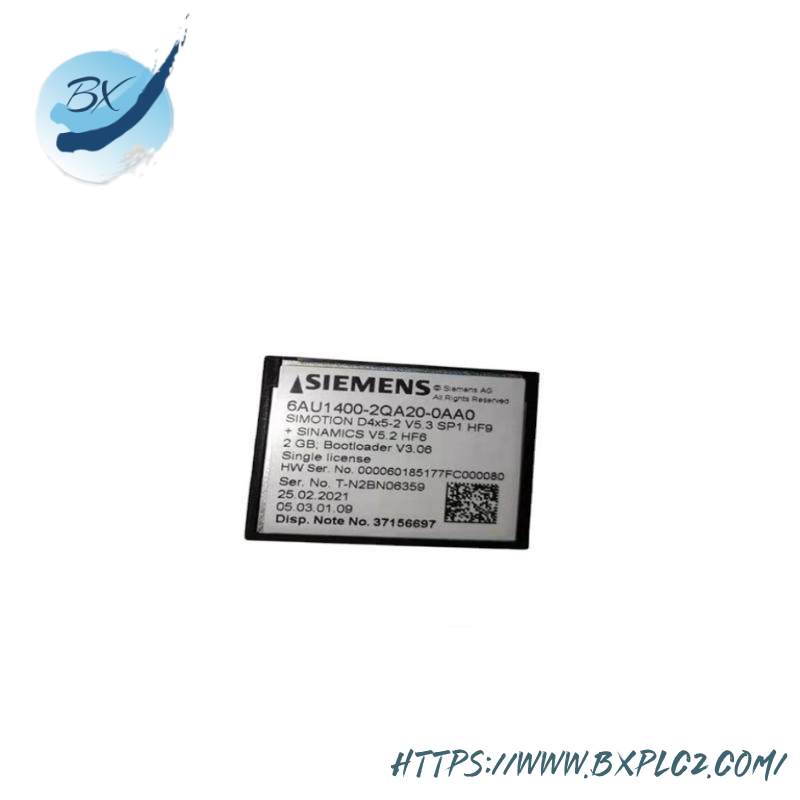 SIEMENS 6AU1400-2QA20-0AA0 Compact Flash Card