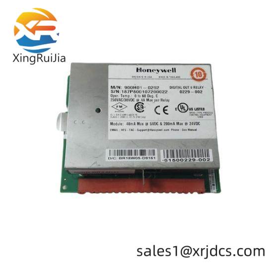 900H01-0202 Honeywell Digital Output, Relays, 8 Channel