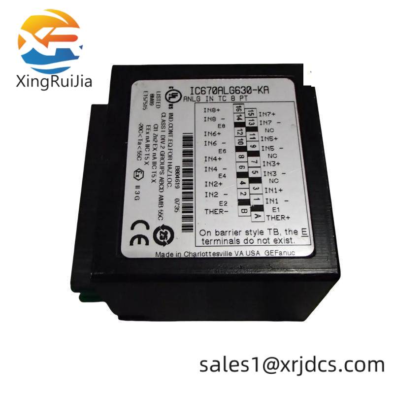 GE Fanuc IC670ALG630 Analog Input PLC Module