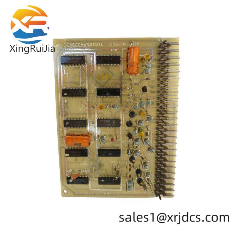 GE IC3600VANB1D1C Control PLC Annunciator Board