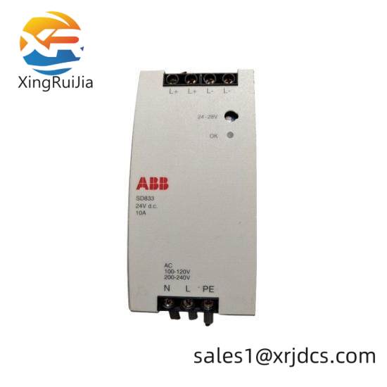 SD833 3BSC610066R1  Power Supply  ABB