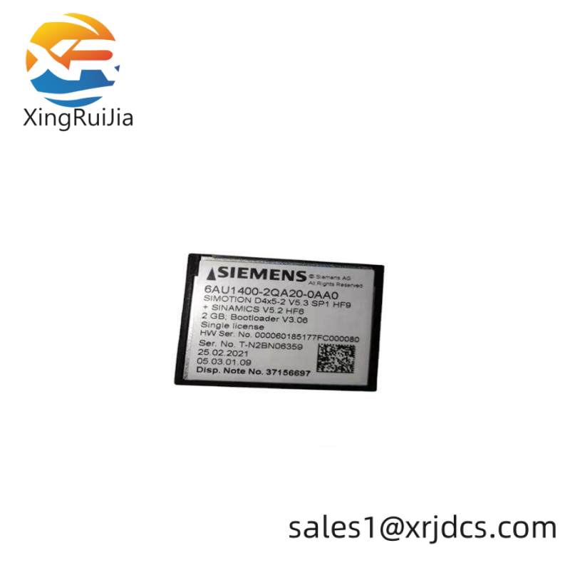 SIEMENS 6AU1400-2QA20-0AA0 Compact Flash Card