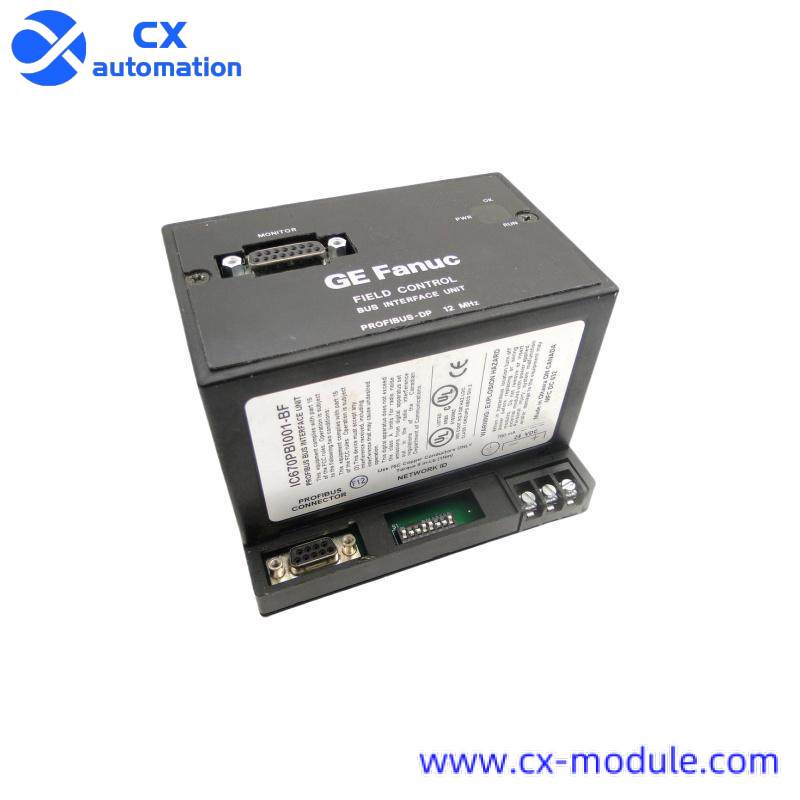 GE Fanuc IC670PBI001 Profibus Bus Interface Unit