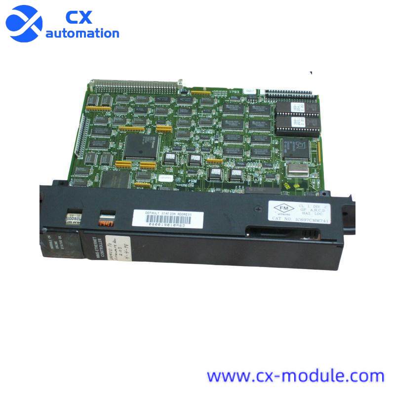 GE Fanuc IC697CMM741 ETHERNET CONTROLLER MODULE