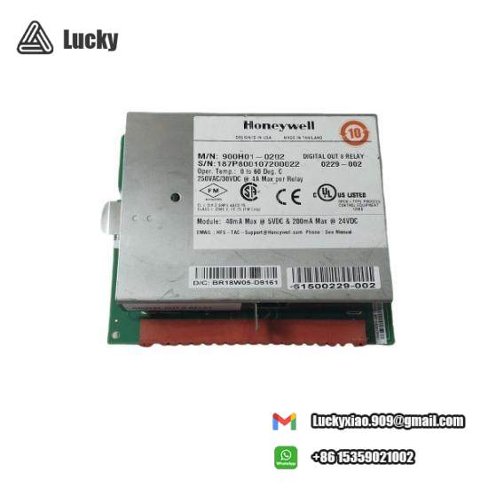 900H01-0202 Honeywell Digital Output, Relays, 8 Channel