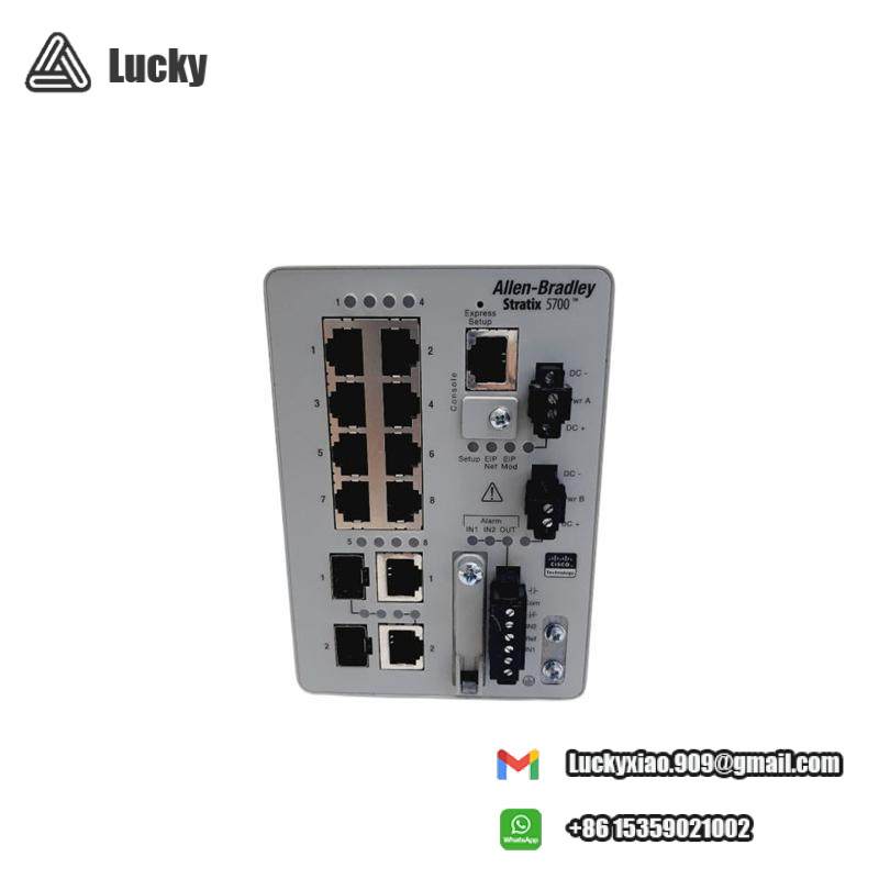 AB 1783-BMS10CGP 8 FAST ETHERNET PORTS