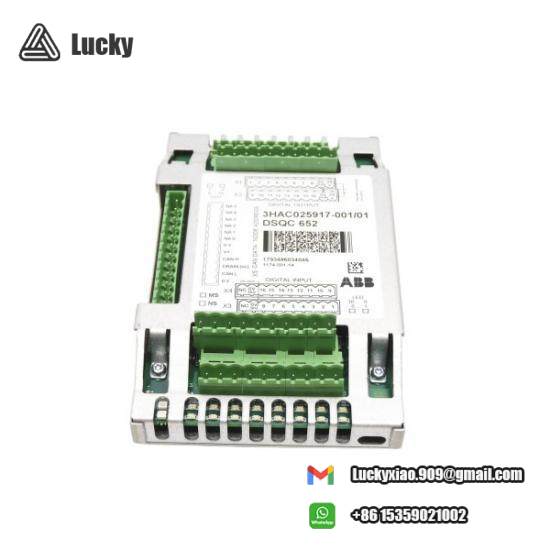 ABB DSQC652 3HAC025917-001/01 I/O Unit