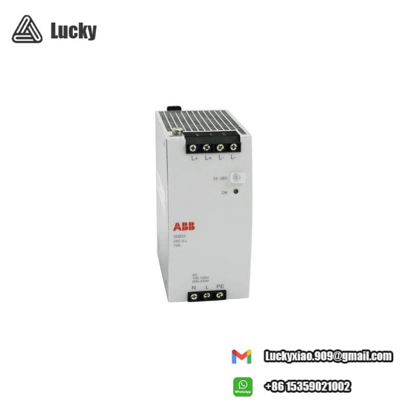 ABB SD833 800xA Series Power Supply