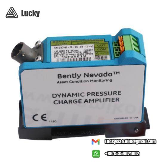 Bently Nevada 350500-00-00-00-11-00 Dynamic Pressure Charge Amplifier