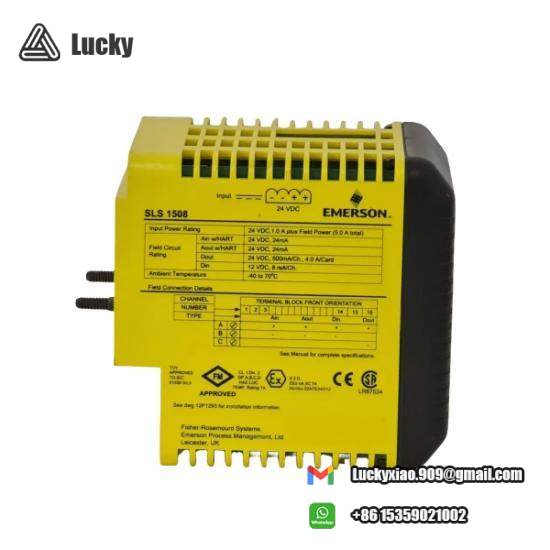 EMERSON KJ2201X1-BA1 12P3162X242 SLS1508  Logic Solver