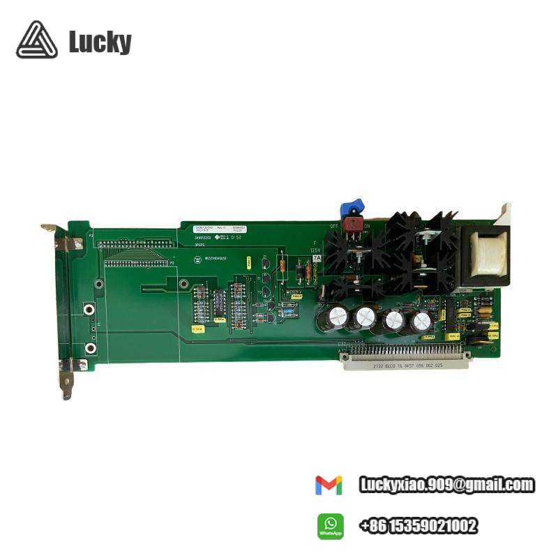 Emerson Ovation 3A99132G02 3PCPS05 W3-DPU-PS Assembly