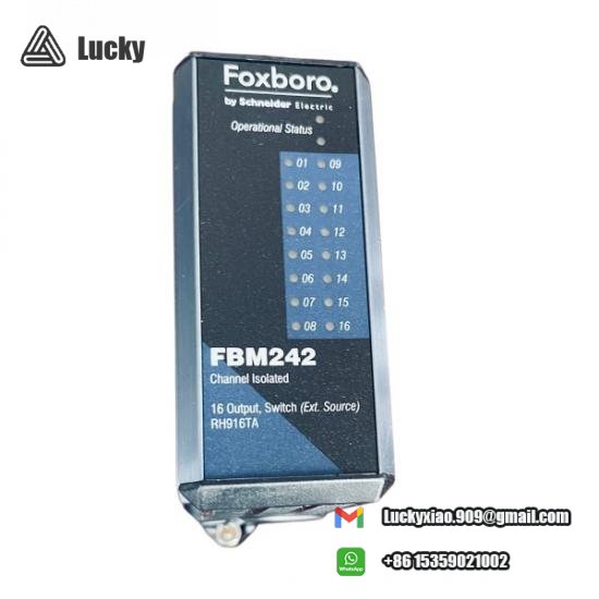 FOXBORO FBM242 RH916TA Channel isolated output Module