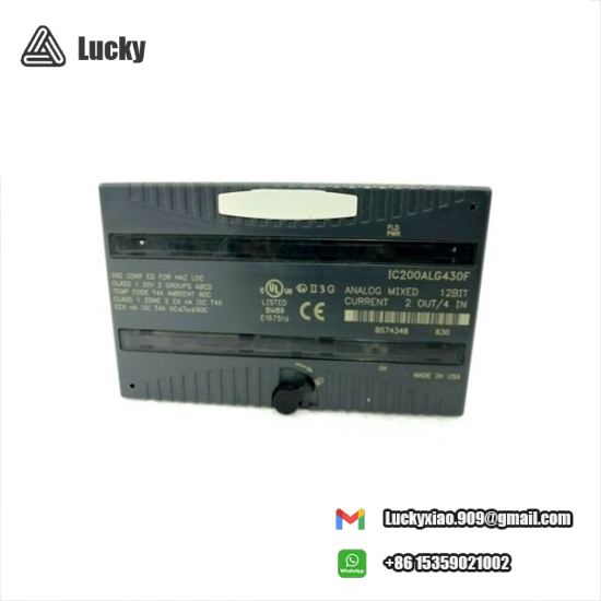 GE FANUC IC200ALG230F Analog Input Module