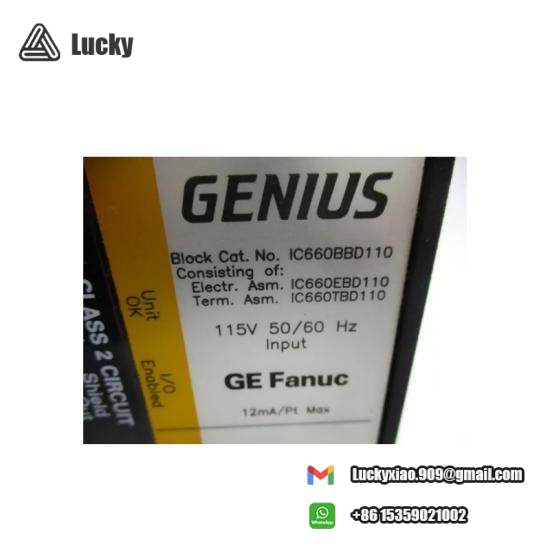 GE FANUC IC660BBD110 Discrete I/O