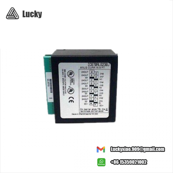 GE FANUC IC670ALG230 Analog Input Module