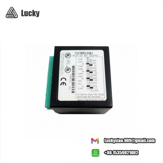 GE FANUC IC670MDL930 relay output module