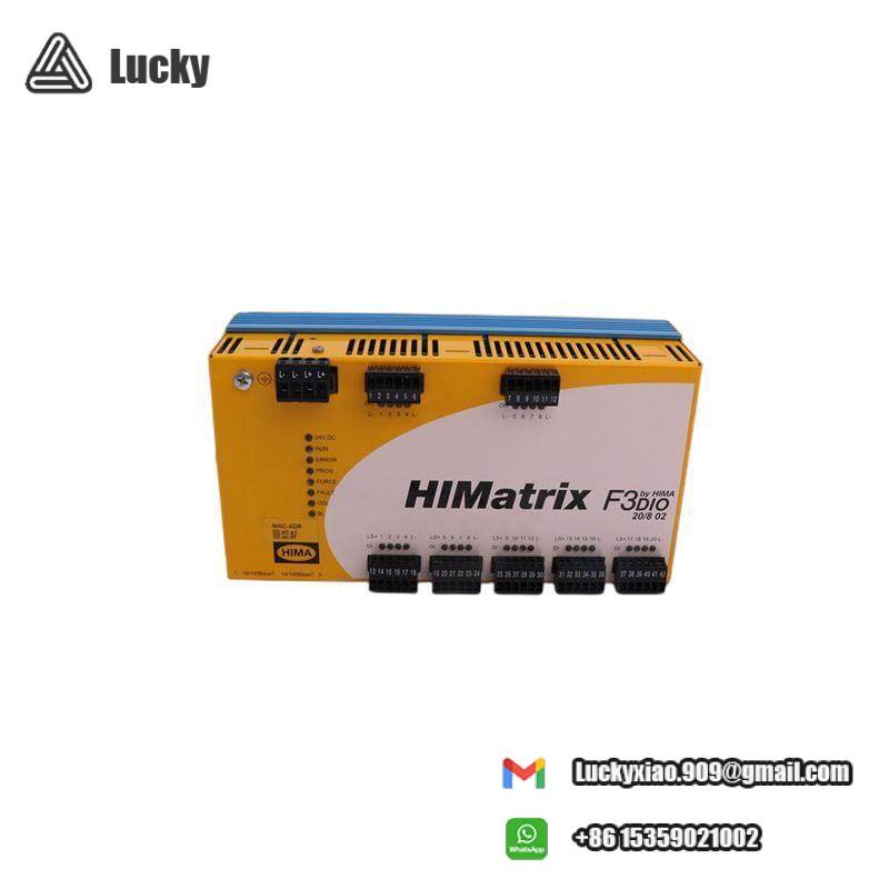 HIMA F3 DIO 20/8 02 F3DIO20/802 Remote I/O Module