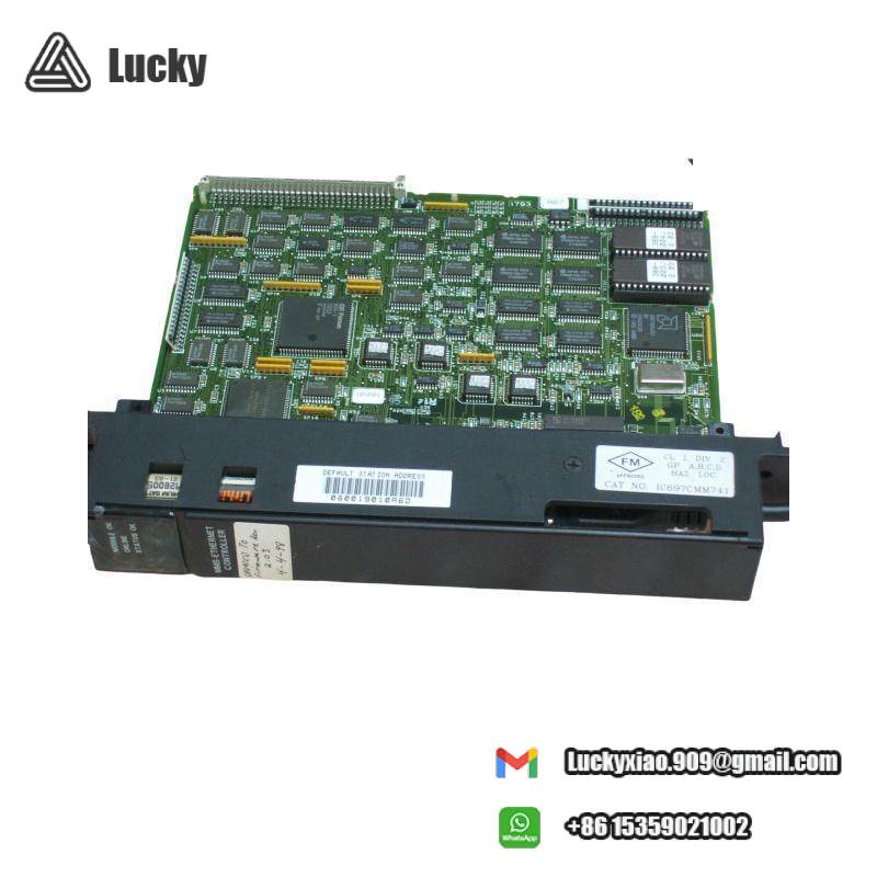 GE Fanuc IC697CMM741 ETHERNET CONTROLLER MODULE