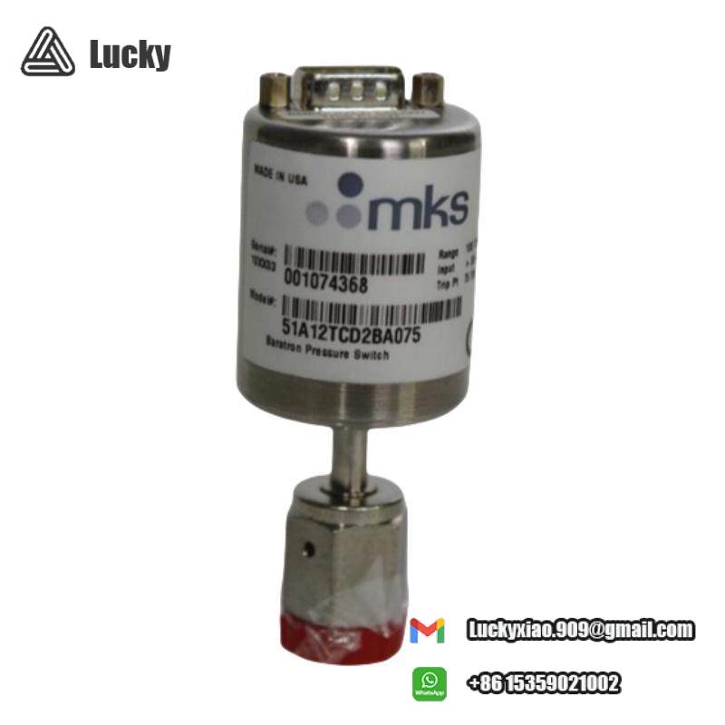 MKS 51A12TCD2BA075 pressure switch