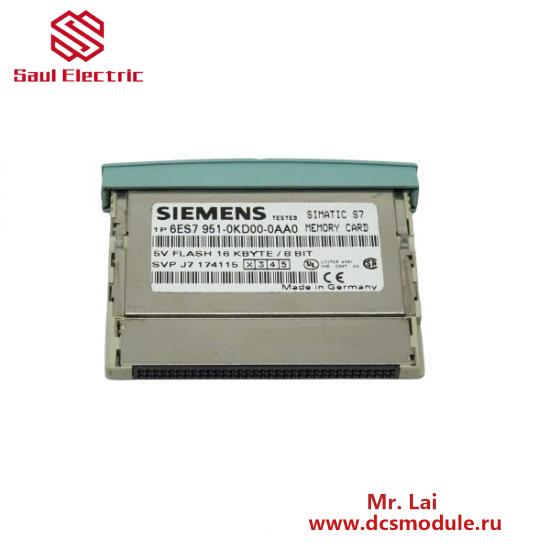 Siemens 6ES7 951-0KD00-0AA0  Flash Memory Module