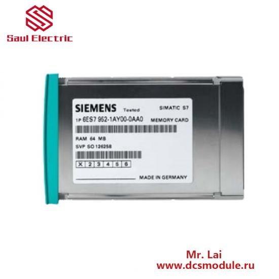 Siemens 6ES7 955-2AM00-0AA0  RAM Memory Card - 4MB