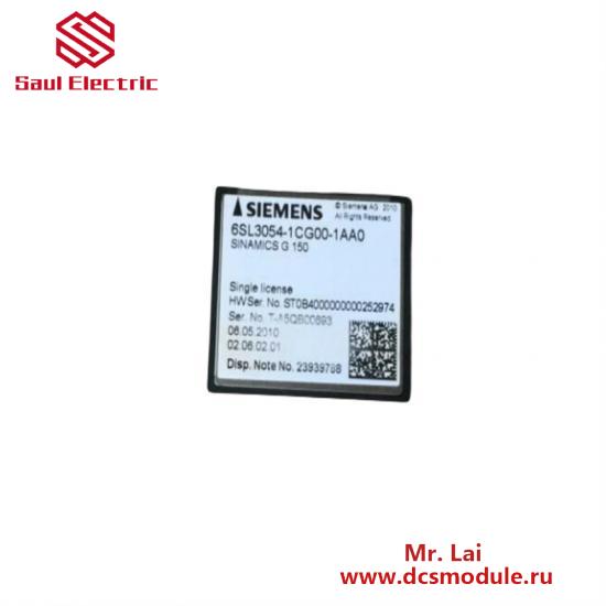 Siemens 6SL3 054-1CG00-1AA0 Compact Flash Card