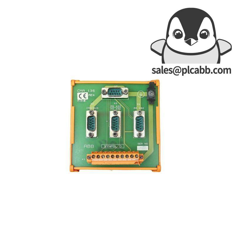 ABB CMA136 3DDE300416 Generator Relay Terminal Board