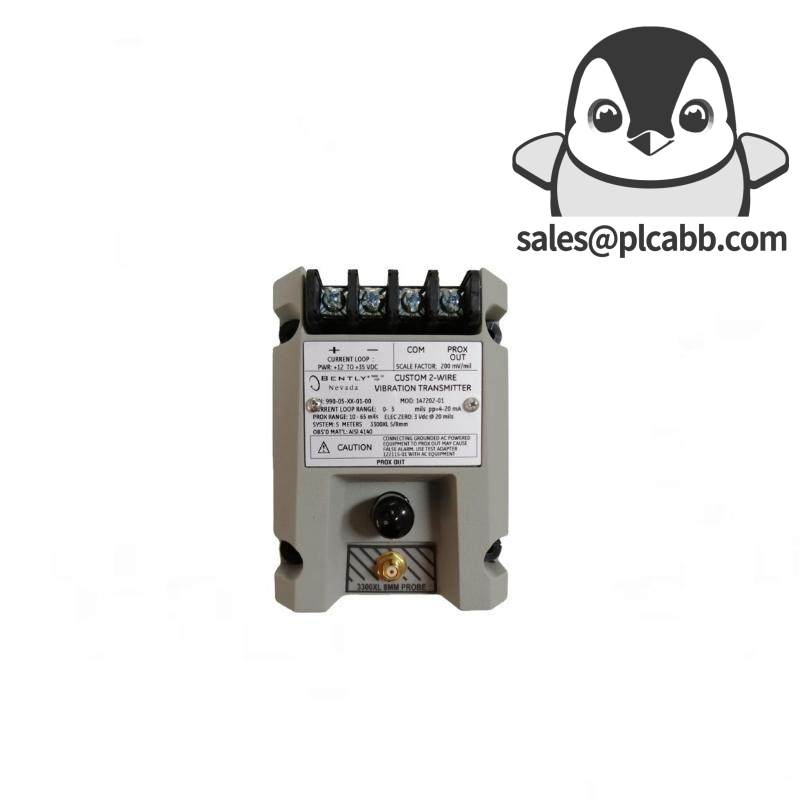 Bently Nevada 990-05-XX-01-00 MOD:165335-01  Vibration Transmitter