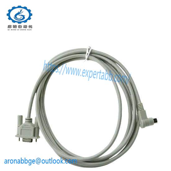 1761-CBL-PM02 8-Pin Mini DIN to 9-Pin D Shell RS232 Cable