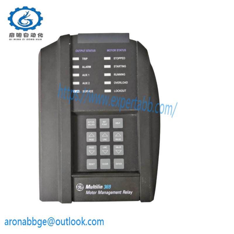 GE 369-HI-R-M-0-0 Motor Management Digital Relay