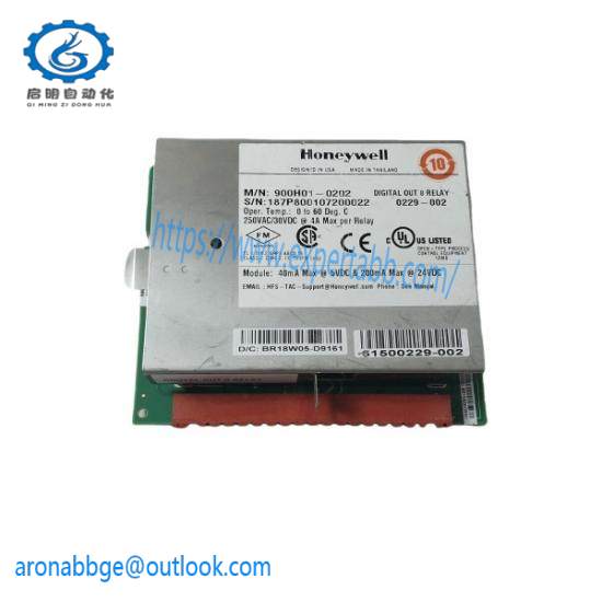 900H01-0202 Honeywell Digital Output, Relays, 8 Channel