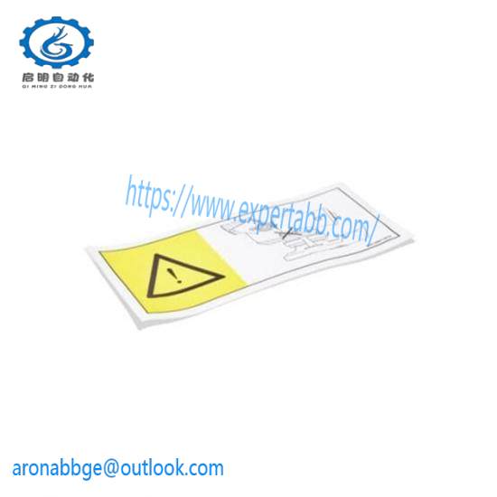 ABB 3HAC020611-001 Warning label robotic parts
